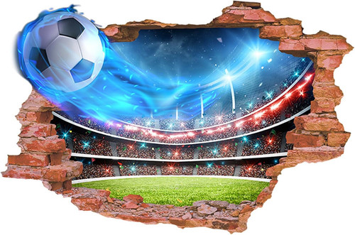 Wandtattoo fussball - wandtattoo,