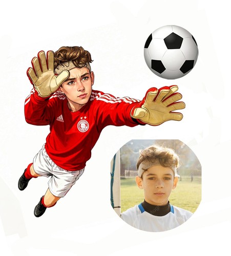 Wandtattoo fußballerin - wandtattoo,