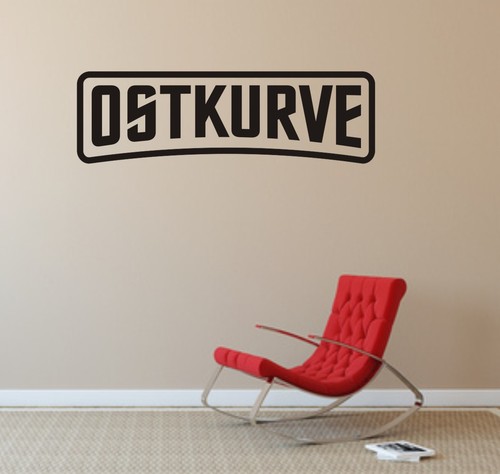 Wandtattoo ostkurve fußball - wandtattoo,