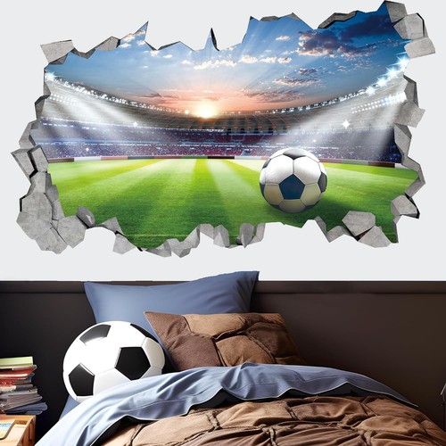 Fußball wandtattoo stadion - 3d,