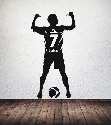 Wandtattoo fussballer - fussballer, *