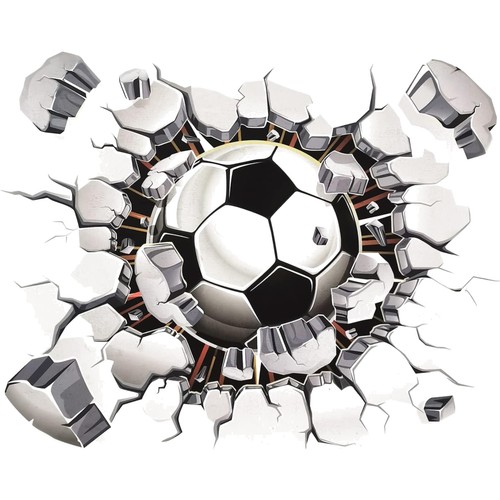 Wandtattoo fussball - wandtattoo,