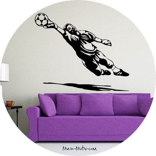 Wandtattoo fussball torwart - fussball,