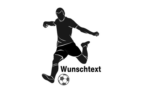 Fussballer autoaufkleber - fussballer,
