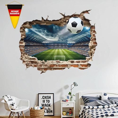 Fußball wandtattoo für - wandtattoo,