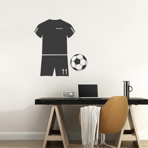 Wandtattoo fußballtrikot - ,